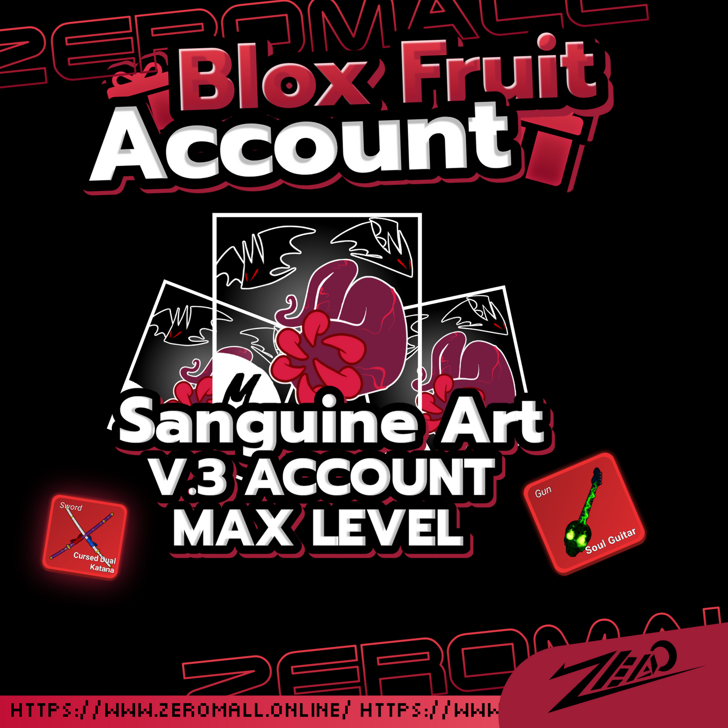 Roblox Blox Fruits Account Sanguine Art Fully Mastery